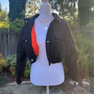 CROPPED BOMBER JACKET